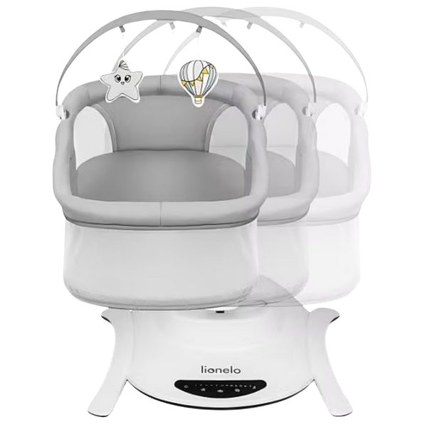 Patut-balansoar Lionelo Bella Set Grey Concrete