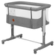 Patuț pentru copii 3 in 1 Lionelo Aurora Grey Concrete