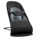 Balansoar BabyBjorn Balance Soft Black/ Grey, Bumbac cu bara de jucarii