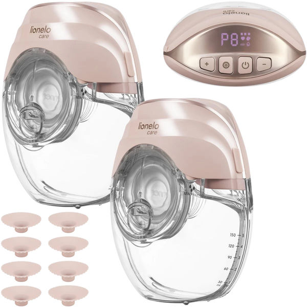 Pompa de san electrica dubla Lionelo Fidi Free Slim Duo Pink