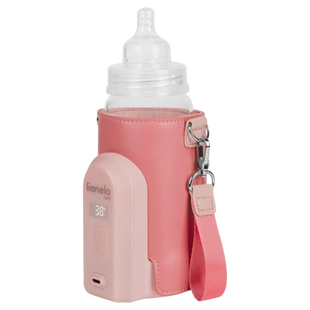 &Icirc;ncălzitor pentru biberoane Lionelo Thermup Go Evo Coral Pink