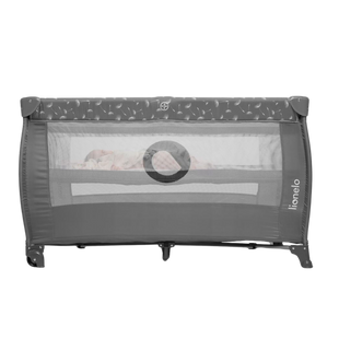 Patut pliabil Lionelo Stefi Plus Grey White