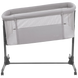 Patuc Co-sleeper 3 in 1 KikkaBoo Noah Light Grey