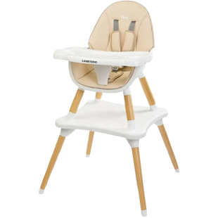 Стул для кормления 3 в 1 Caretero Tuva Beige