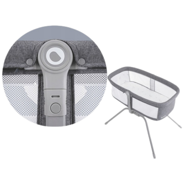 Patuț pentru copii 3 in 1 Lionelo Malin Grey Stone