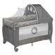 Patut pliabil 2 in 1 Lionelo Sven Plus Grey Scandi