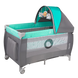 Patut pliabil 2 in 1 Lionelo Sven Plus Turquoise Grey