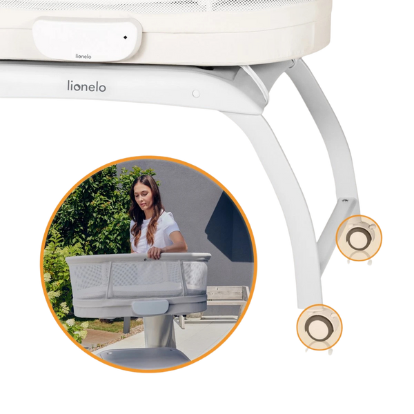 Patuc Co-sleeper 2 in 1 Lionelo Coral White
