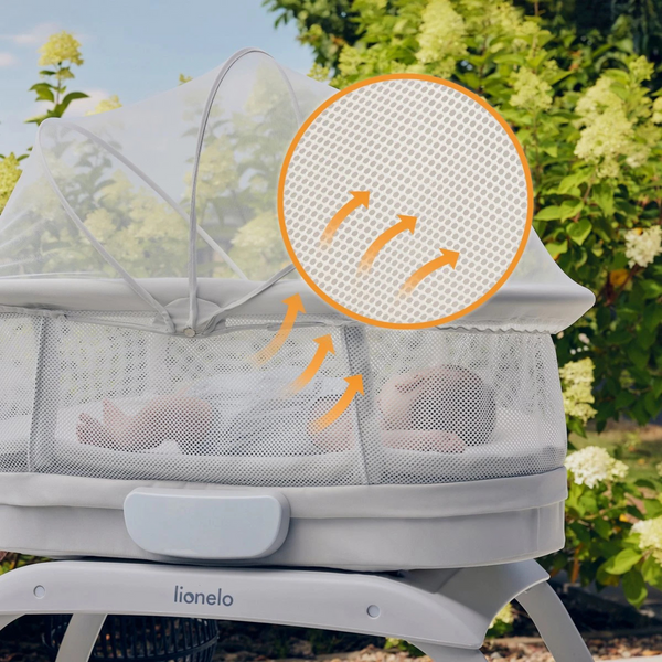 Patuc Co-sleeper 2 in 1 Lionelo Coral White