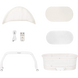 Patuc Co-sleeper 2 in 1 Lionelo Coral White