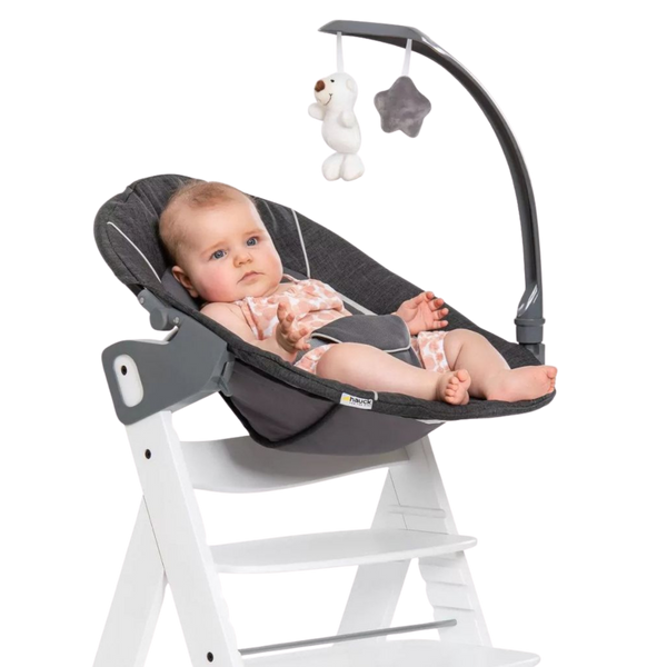 Balansoar Hauck Alpha Bouncer Deluxe 2 in 1 Melange Grey
