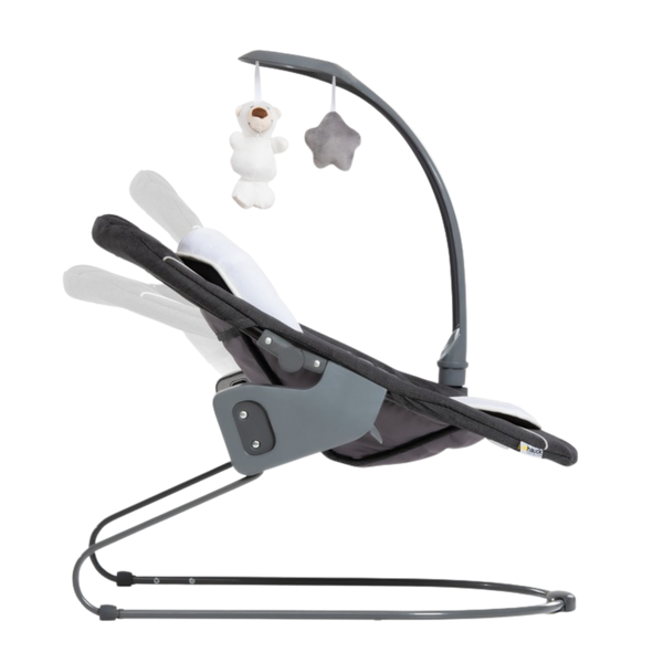 Balansoar Hauck Alpha Bouncer Deluxe 2 in 1 Melange Grey