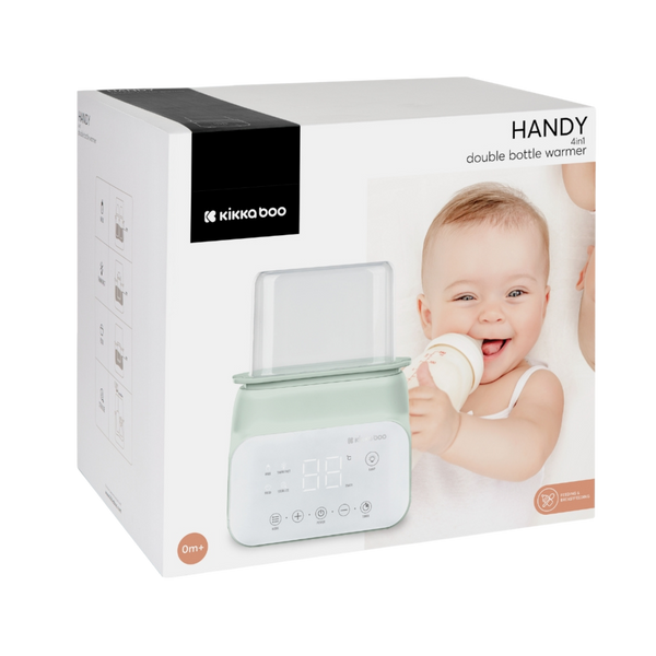 Incalzitor pentru biberoane 4 in 1 Kikkaboo Handy Mint
