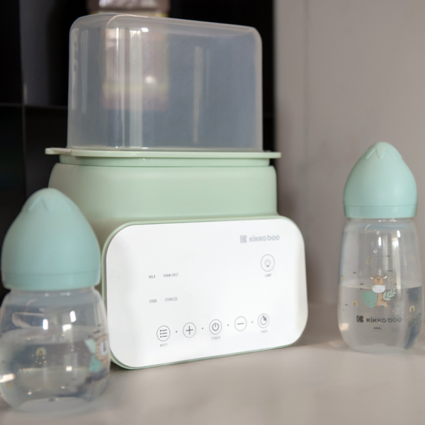 Incalzitor pentru biberoane 4 in 1 Kikkaboo Handy Mint