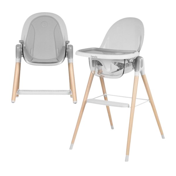 Стул для кормления 2 в 1 Lionelo Maya White