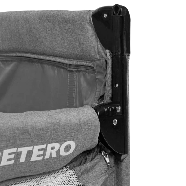 Кроватка манеж Caretero Esti Graphite