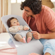 Кресло-шезлонг BabyBjorn Bliss Light Gray, ткань Меланж