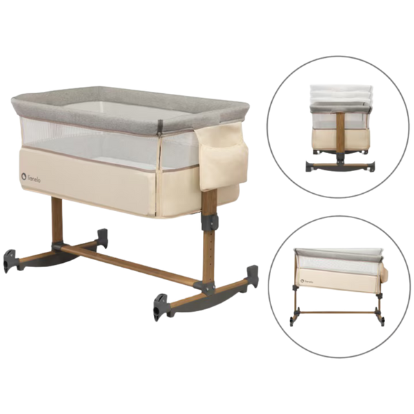 Patut Co-sleeper 3 in 1 Lionelo Leonie Beige Sand