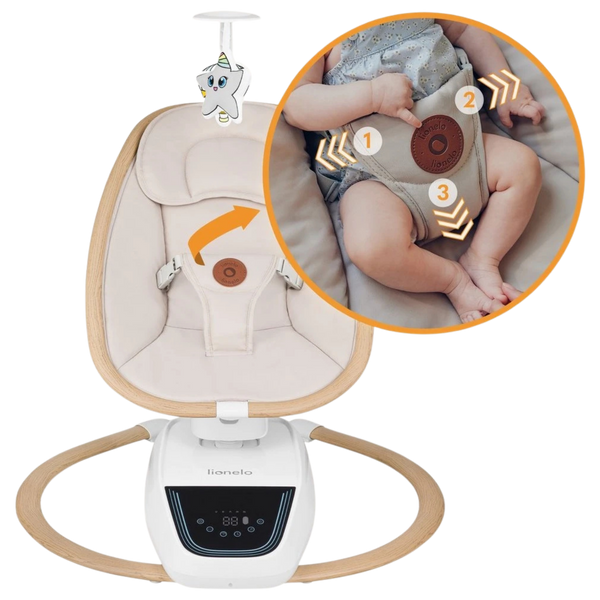 Balansoar Lionelo Olivia Beige Natural